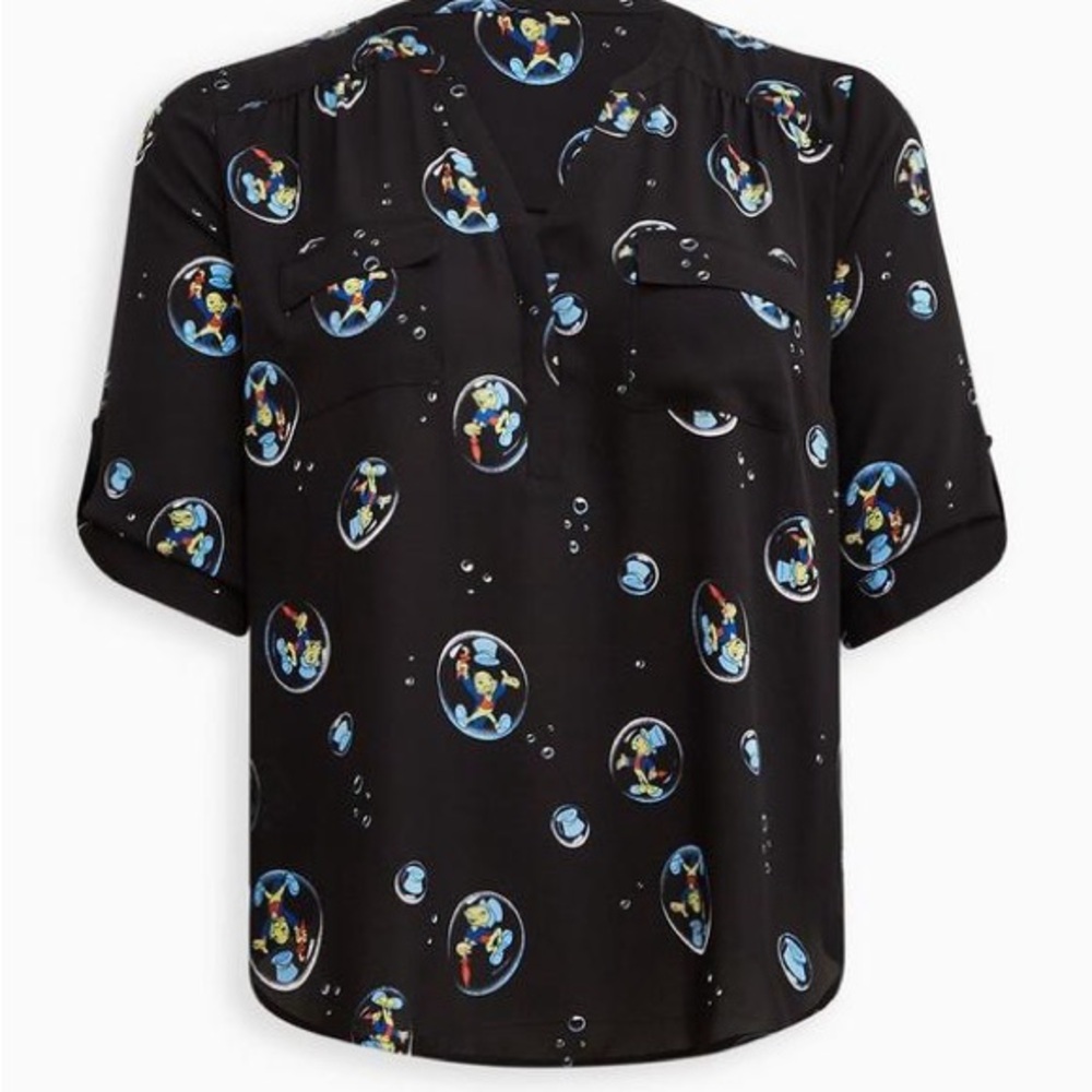 Torrid Jiminy Cricket Harper blouse